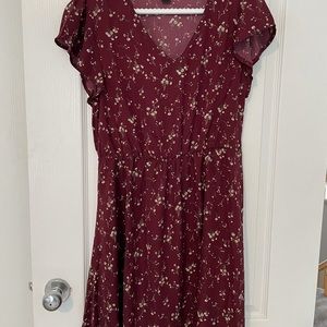 Shein elastic waist mini dress.